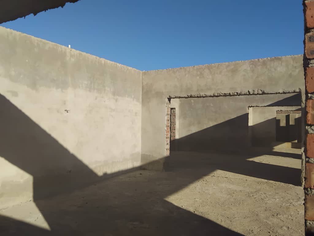 4 bedroomed Emhlangeni incomplete house for sale