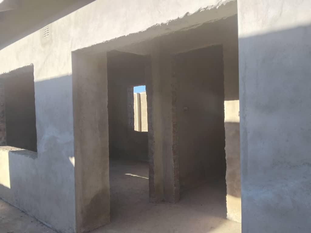 4 bedroomed Emhlangeni incomplete house for sale